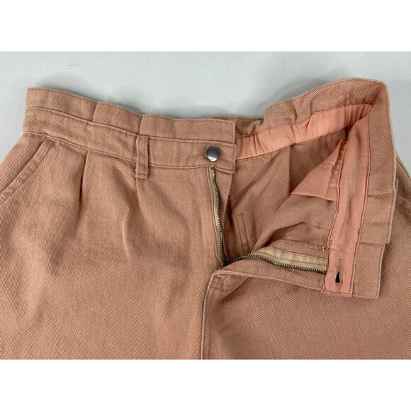 New In Collection Women Large Margo Shorts Denim Peach Cut Off Cuff NWT - Picture 3 of 8